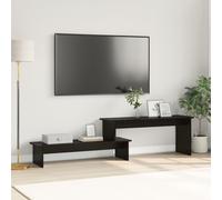 Berkfield Home TV Cabinet Black oak 180 x 30 x 43 cm Engineered wood Berkfield Home Black 180 x 30 x 43 cm