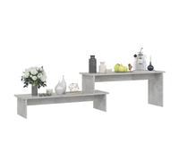 Berkfield Home TV Cabinet Concrete Grey 180x30x43 cm Engineered Wood | Size: 180 x 30 x 43 cm Berkfield Home Grey 180 x 30 x 43 cm