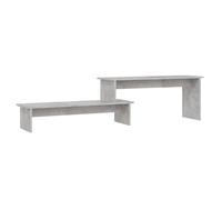 Berkfield Home TV Cabinet Concrete Grey 180x30x43 cm Engineered Wood | Size: 180 x 30 x 43 cm Berkfield Home Grey 180 x 30 x 43 cm