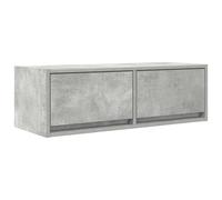 Berkfield Home TV Cabinet Concrete Grey 80x31x25.5 cm Engineered Wood Berkfield Home Grey 80x31x25.5 cm
