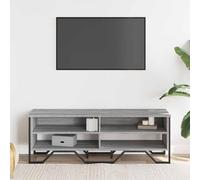 Berkfield Home TV Cabinet Grey Sonoma 122x34x41 cm Engineered Wood | Size: 122 x 34 x 41 cm Berkfield Home Grey 122 x 34 x 41 cm