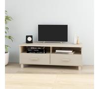 Berkfield Home TV Cabinet HAMAR Honey Brown 106x40x40 cm Solid Wood Pine | Size: 106 x 40 x 40 cm Berkfield Home Brown 106 x 40 x 40 cm