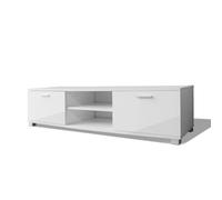Berkfield Home TV Cabinet High-Gloss White 140x40.3x34.7 cm Berkfield Home White 140x40.3x34.7 cm