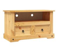 Berkfield Home TV Cabinet Mexican Pine Corona Range 91x43x56 cm in Brown | Size: 91 x 43 x 56 cm Berkfield Home Brown 91 x 43 x 56 cm