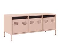 Berkfield Home TV Cabinet Pink 101.5x39x43.5 cm Cold-rolled Steel Berkfield Home Pink 101.5x39x43.5 cm