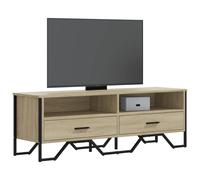 Berkfield Home TV Cabinet Sonoma Oak 122x34x41 cm Engineered Wood in Brown | Size: 122 x 34 x 41 cm Berkfield Home Brown 122 x 34 x 41 cm