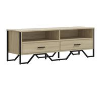 Berkfield Home TV Cabinet Sonoma Oak 122x34x41 cm Engineered Wood in Light Tan | Size: 122 x 34 x 41 cm Berkfield Home Light Tan 122 x 34 x 41 cm