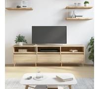 Berkfield Home TV Cabinet Sonoma Oak 150x30x44.5 cm Engineered Wood in Brown Berkfield Home Brown 150x30x44.5 cm