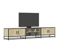 Berkfield Home TV Cabinet Sonoma Oak 210x35x41 cm Engineered Wood in Brown | Size: 210 x 35 x 41 cm Berkfield Home Brown 210 x 35 x 41 cm