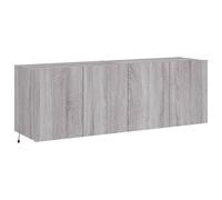 Berkfield Home TV Wall Cabinets with LED Lights 2 pcs Grey Sonoma 60x35x41 cm | Size: 60 x 35 x 41 cm Berkfield Home Grey 60 x 35 x 41 cm