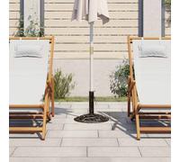 Berkfield Home Umbrella Base Black & Bronze 9 kg 40 cm Cast Iron Berkfield Home Black