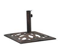 Berkfield Home Umbrella Base Bronze 12 kg 49 cm Cast Iron in Brown Berkfield Home Brown