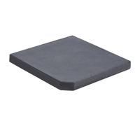 Berkfield Home Umbrella Weight Plate Black Granite Square 25 kg Berkfield Home Black