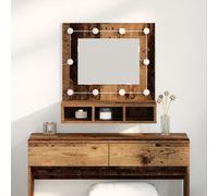 Berkfield Home Vanity Unit Old Wood Solid Reclaimed Wood 60 x 31.5 x 62 cm in Brown Berkfield Home Brown 60 x 31.5 x 62 cm