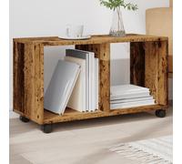 Berkfield Home vidaXL¬†Rolling¬†Cabinet¬†Old Wood 72x33x42.5 cm Engineered Wood in Brown Berkfield Home Brown 72x33x42.5 cm