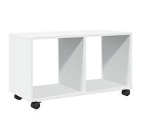 Berkfield Home vidaXL¬†Rolling¬†Cabinet¬†White 72x33x42.5 cm Engineered Wood in White Berkfield Home White 72x33x42.5 cm