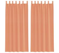 Berkfield Home Voile Curtains with Loops 2 pcs Terracotta 140x225 cm Berkfield Home Terracotta 140x225 cm