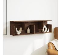Berkfield Home Wall Cabinet 100x20x30 cm Brown Oak Engineered Wood | Size: 100 x 20 x 30 cm Berkfield Home Brown 100 x 20 x 30 cm