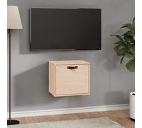 Berkfield Home Wall Cabinet 40x30x35 cm Solid Wood Pine in Brown | Size: 40 x 30 x 35 cm Berkfield Home Brown 40 x 30 x 35 cm