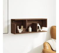 Berkfield Home Wall Cabinet 80x20x30 cm Brown Oak Engineered Wood | Size: 80 x 20 x 30 cm Berkfield Home Brown 80 x 20 x 30 cm