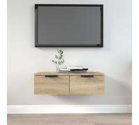 Berkfield Home Wall Cabinet Sonoma Oak 68x30x20 cm Engineered Wood in Brown | Size: 68 x 30 x 20 cm Berkfield Home Brown 68 x 30 x 20 cm