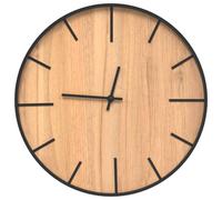 Berkfield Home Wall Clock Brown √ò39 cm Iron & Engineered Wood Berkfield Home Brown