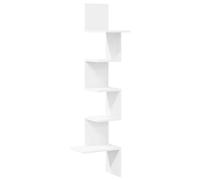 Berkfield Home Wall Corner Shelf White 32x32x127, 5 cm Engineered Wood Berkfield Home White