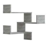 Berkfield Home Wall Corner Shelves 2 pcs Grey Sonoma 40x40x50 cm Engineered Wood | Size: 40 x 40 x 50 cm Berkfield Home Grey 40 x 40 x 50 cm
