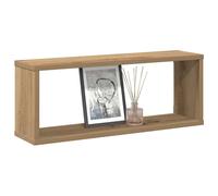 Berkfield Home Wall Cube Shelves 6 pcs Artisan Oak 60x15x23 cm Engineered Wood in Brown | Size: 60 x 15 x 23 cm Berkfield Home Brown 60 x 15 x 23 cm
