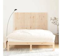 Berkfield Home Wall Headboard 159.5x3x110 cm Solid Wood Pine in Natural Berkfield Home Natural 159.5x3x110 cm