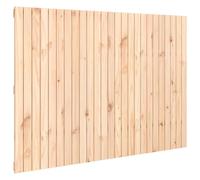 Berkfield Home Wall Headboard 159.5x3x110 cm Solid Wood Pine in Natural Berkfield Home Natural 159.5x3x110 cm