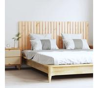 Berkfield Home Wall Headboard 159.5x3x60 cm Solid Wood Pine in Brown Berkfield Home Brown 159.5x3x60 cm