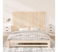 Berkfield Home Wall Headboard 159.5x3x90 cm Solid Wood Pine in Natural Berkfield Home Natural 159.5x3x90 cm