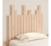 Berkfield Home Wall Headboard 82.5x3x80 cm Solid Wood Pine in Natural Berkfield Home Natural 82.5x3x80 cm