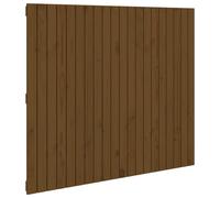Berkfield Home Wall Headboard Honey Brown 127.5x3x110 cm Solid Wood Pine Berkfield Home Brown 127.5x3x110 cm