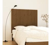 Berkfield Home Wall Headboard Honey Brown 127.5x3x110 cm Solid Wood Pine Berkfield Home Brown 127.5x3x110 cm