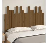 Berkfield Home Wall Headboard Honey Brown 127.5x3x80 cm Solid Wood Pine Berkfield Home Brown 127.5x3x80 cm