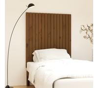 Berkfield Home Wall Headboard Honey Brown 95.5x3x110 cm Solid Wood Pine Berkfield Home Brown 95.5x3x110 cm