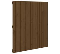 Berkfield Home Wall Headboard Honey Brown 95.5x3x110 cm Solid Wood Pine Berkfield Home Brown 95.5x3x110 cm