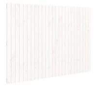 Berkfield Home Wall Headboard White 159.5x3x110 cm Solid Wood Pine Berkfield Home White 159.5x3x110 cm