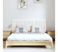 Berkfield Home Wall Headboard White 159.5x3x60 cm Solid Wood Pine Berkfield Home White 159.5x3x60 cm
