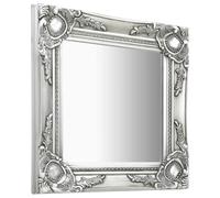Berkfield Home Wall Mirror Baroque Style 40x40 cm Silver Berkfield Home Silver 40x40 cm