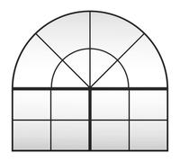 Berkfield Home Wall Mirror Black 100x90 cm Arch Iron Berkfield Home Black 100x90 cm