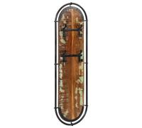 Berkfield Home Wall-mounted Coat Racks with 4 Hooks 2 pcs Solid Wood Reclaimed in Brown Berkfield Home Brown