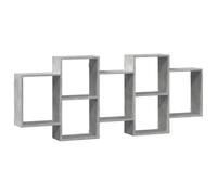 Berkfield Home Wall Shelf Concrete Grey 159x18x65 cm Engineered Wood | Size: 159 x 18 x 65 cm Berkfield Home Grey 159 x 18 x 65 cm