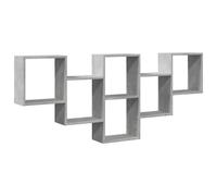 Berkfield Home Wall Shelf Concrete Grey 159x18x66 cm Engineered Wood | Size: 159 x 18 x 66 cm Berkfield Home Grey 159 x 18 x 66 cm
