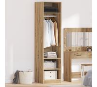 Berkfield Home Wardrobe Artisan oak 50 x 50 x 200 cm Engineered wood in Brown Berkfield Home Brown 50 x 50 x 200 cm