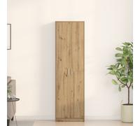 Berkfield Home Wardrobe Artisan Oak 55x25x189 cm Engineered Wood in Brown | Size: 55 x 25 x 189 cm Berkfield Home Brown 55 x 25 x 189 cm