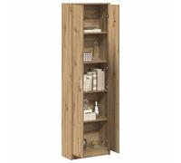 Berkfield Home Wardrobe Artisan Oak 55x25x189 cm Engineered Wood in Brown | Size: 55 x 25 x 189 cm Berkfield Home Brown 55 x 25 x 189 cm
