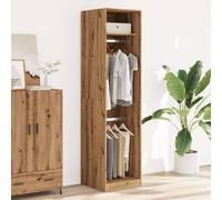 Berkfield Home Wardrobe Artisian Oak 50x50x200 cm Engineered Wood in Brown | Size: 50 x 50 x 200 cm Berkfield Home Brown 50 x 50 x 200 cm